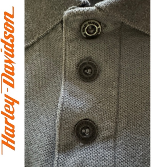 NEW Harley Davidson Embroidered Polo Shirt Size Large - Picture 7 of 11